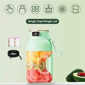 1200Ml Elektrische Draadloze Digitale Display Mixer Draagbare Juicer Fruit Smoothie Sap Cup Oplaadbare Smoothie Juicer 10 Blade - AliExpress 15