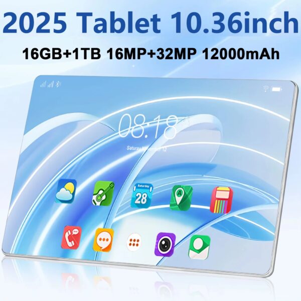 2025 5G Netwerk Gloednieuwe 10.36Inch Tablet Android 16Gb Ram 1Tb Rom 12000Mah Mtk6797 Android 13.0 10-Core Bluetooth Tablets - AliExpress 7