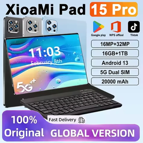 2025 Wereldwijde Xioami 11Inch Tablet Android 14 Pad 15 Pro 16Gb 1Tb Snapdragon 8 Gen2 4khd 5G Wifi Bluetooth Wps 20000Mah Mi Tablet - AliExpress 7