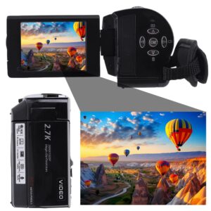 2.7K camcorder 2,8 inch 270 graden rotatie scherm videocamera camcorder vlogcamera camcorders voor buitenreizen opnemen - AliExpress 44
