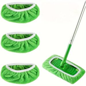 3 stuks microvezel reinigingsmop vervangingspad platte vloer dweildoek wasbaar en duurzaam vervangende dweildoek schoonmaakproducten - AliExpress 15