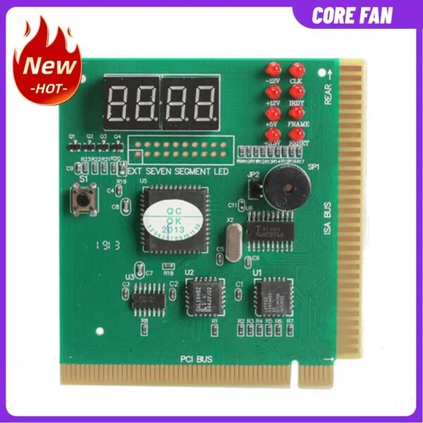 4-cijferige pc-analyzer diagnostische postkaart moederbordtester voor ISA-moederbord - AliExpress 7