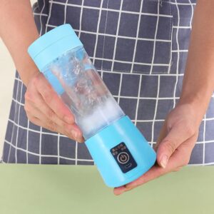 400ml Smoothies Mixer Machine Draagbare Smoothie Milkshake Maker Multifunctionele Automatische Verse Squeezer voor Home Office Reizen - AliExpress 15