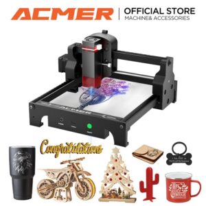 ACMER S1 3.5W Mini Draagbare Lasergraveerder DIY Laser Graveermachine Tool Logo voor Verschillende materialen CNC Laser cutter - AliExpress 7