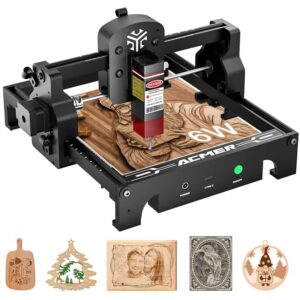 ACMER S1 6W Mini Lasergraveerder Voorgemonteerde Lasergravure Printer Ultralichte DIY Graveur Tool Logo CNC Machine - AliExpress 7