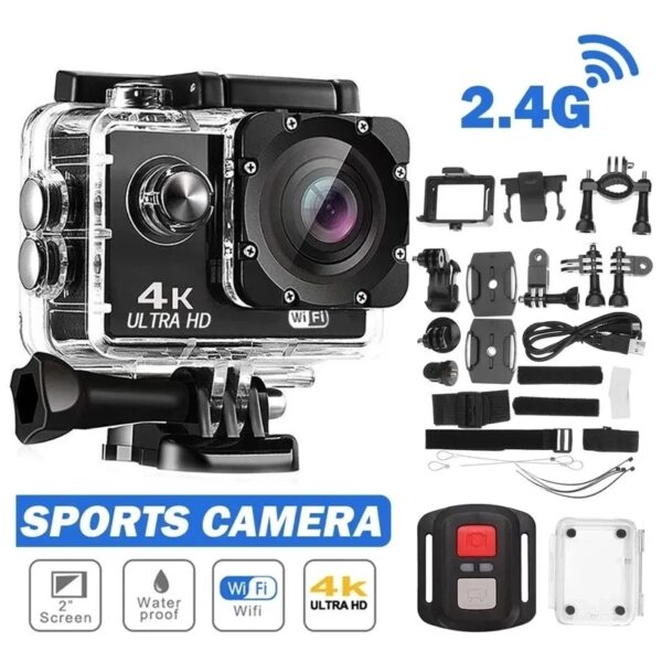 Actiecamera Ultra HD 4K/30fps WiFi 2,0-inch 170D onderwater waterdichte helm video-opnamecamera's sportcamera - AliExpress 44