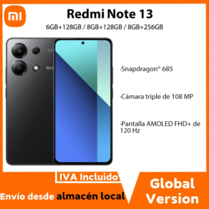 Algemene versie Xiaomi Redmi Note 13-smartphone Leeuwebek ® 685 108 MP camera 120 Hz AMOLED-display 33 W mobiele telefoon opladen - AliExpress 509