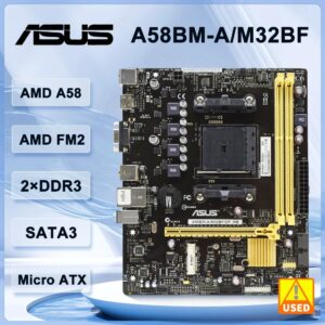 ASUS A55BM-A Moederbord A55BM-A/M32BF socket FM2+ AMD A55 DDR3 32GB ondersteuning A10-6800B A10-7700K A10-5700 A10-7890K A6-5400B cpu - AliExpress 7