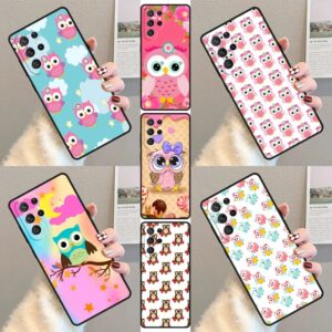Baby Schattige Uil Telefoonhoesje Voor Samsung Galaxy S23 S23 S21 S20 Fe S24 S22 Ultra Note20 S10 S9 S8 Plus Siliconen Hoes - AliExpress 202192403