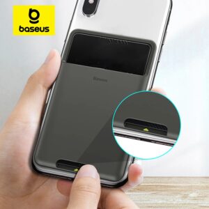 Baseus siliconen telefoonkaarthoes Mobiele telefoon achterkant Kaarthouder ID-kaarthouder Slim Case Sticker voor iPhone X Xs XR Samsung - AliExpress 202192403