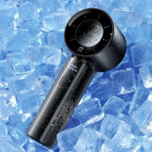 coldSky draagbare handventilator 4000 mAh batterij-aangedreven koelventilator 5 snelheden verstelbare kleine desktopventilator met digitaal display - AliExpress 6