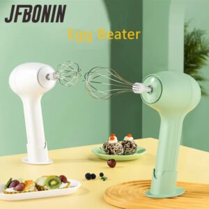 Draadloze elektrische eierklopper Handheld Mini multifunctionele melkopschuimer Crème Koffie Automatische mixer met basis - AliExpress 6