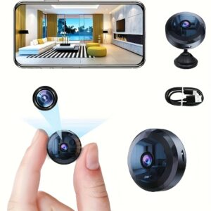 Draadloze Mini WiFi-beveiligingscamera met nachtzicht Bewegingsdetectie Oplaadbare batterij Eenvoudig te monteren en app-gecontroleerd - AliExpress 44