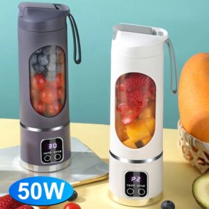 Draagbare Blender 450Ml Elektrische Juicer Fruitmixers 1500Mah Usb Oplaadbare Smoothie Mini Elektrische Juicer Met 12 Bladen - AliExpress 15