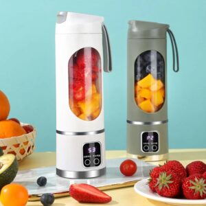 Draagbare Elektrische Juicer Usb Draadloos Opladen Mini Juicer Fles 450Ml Cup Fruit Mixer Elektrische Handheld Blender Voor Thuis - AliExpress 15