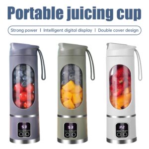 Draagbare Elektrische Sap Blender Cup 450ML 12-Blade Krachtige Motor Sap Cup Huishoudelijke Reizen Oplaadbare Sap fles - AliExpress 15