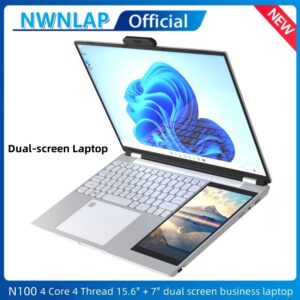 Dual-Screen Laptop Intel Processor N100 4 Core 4 Draad 3.4Ghz 15.6-Inch Ips 2K Vierzijdig Smal Scherm 7 Inch Ips Touchscreen - AliExpress 7