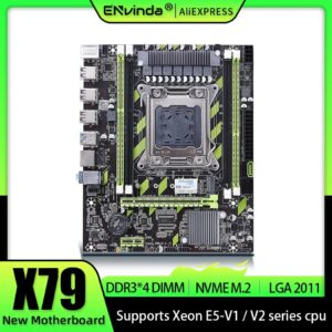 Envinda X79 Moederbord Lga 2011 USB2.0 SATA3 Ondersteuning Reg Geheugen Ecc En Processor Xeon E5 4DDR3 Pci-E Nvme M.2 - AliExpress 7