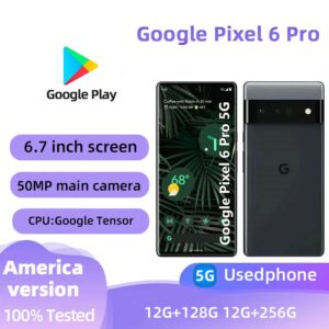 Google Pixel 6 Pro 5G Ontgrendelde mobiele telefoon 6,7