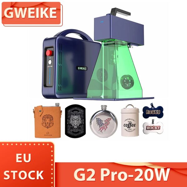Gweike Cloud G2 Pro 20W Fiber Laser Markering Machine Elektrische Lift 10000 mm/s Snelheid 0,001mm Nauwkeurigheid 30 + Kleurgravure 150*150mm - AliExpress 7