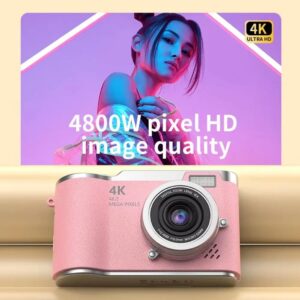 High-Definition HD Digitale Camera Flip Screen 8X Digitale Zoom Video Camcorder CCD 4K 48MP met Ophangriemen - AliExpress 44