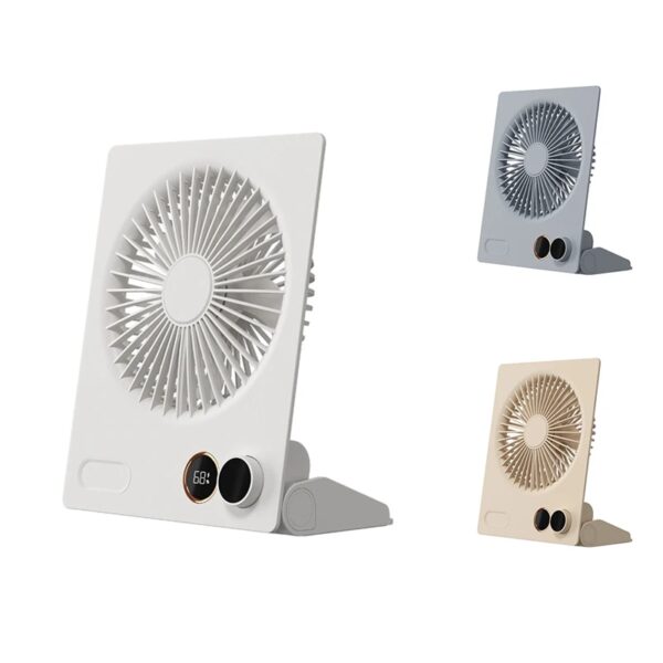 Kleine bureauventilator Stille tafelventilator USB oplaadbare koelventilator Krachtige windventilator Kantoor thuis Binnen Buitenventilator - AliExpress 6
