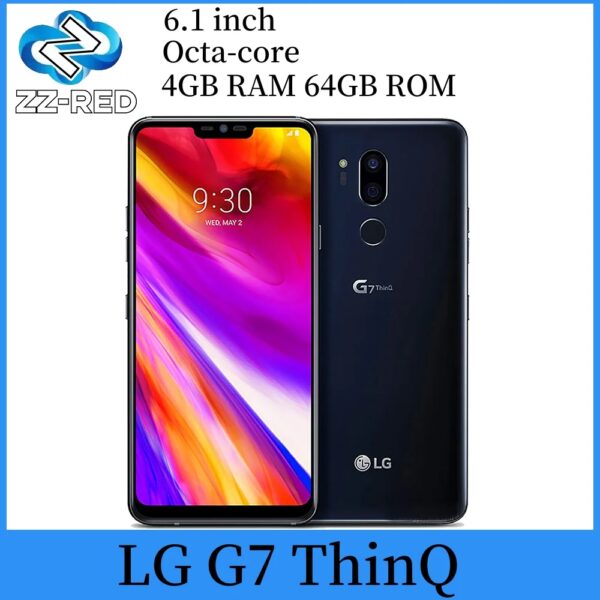 LG G7 ThinQ G710N G710VM LTE Originele Ontgrendeld Mobiele telefoon Octa Core 2*16MP Camera 6.1
