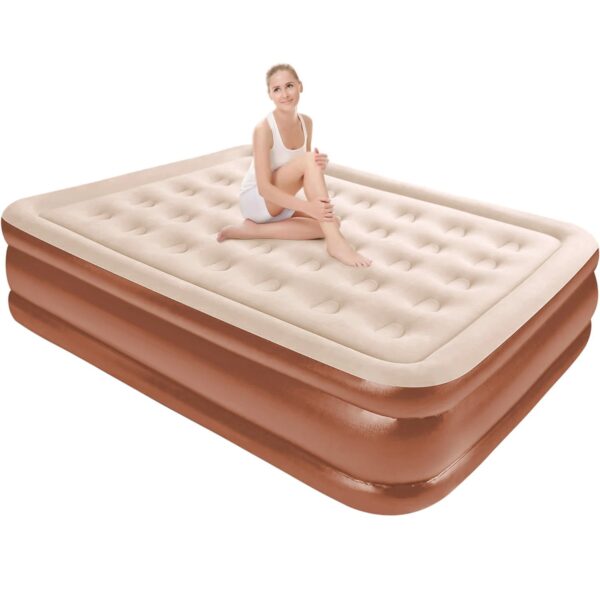 Luchtmatras, opblaasbaar luchtbed Luxe zelfinflatie Deflatie Twin luchtmatras met elektrische ingebouwde pomp, opblaasbaar gastenbed - AliExpress 1503