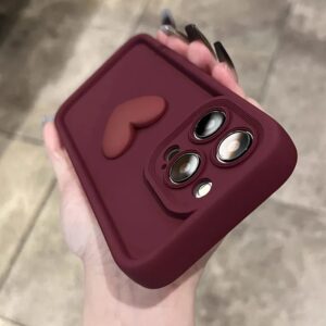 Luxe Schattige 3d Love Heart Siliconen Telefoonhoesje Voor Iphone 16 15 13 12 11 14 Pro Max X Xr Xs 16 Plus Schokbestendige Cover Van Snoep - AliExpress 202192403