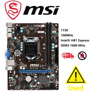 Msi H81M-E33 Lga 1150 Micro Atx Intel Moederbord - AliExpress 7
