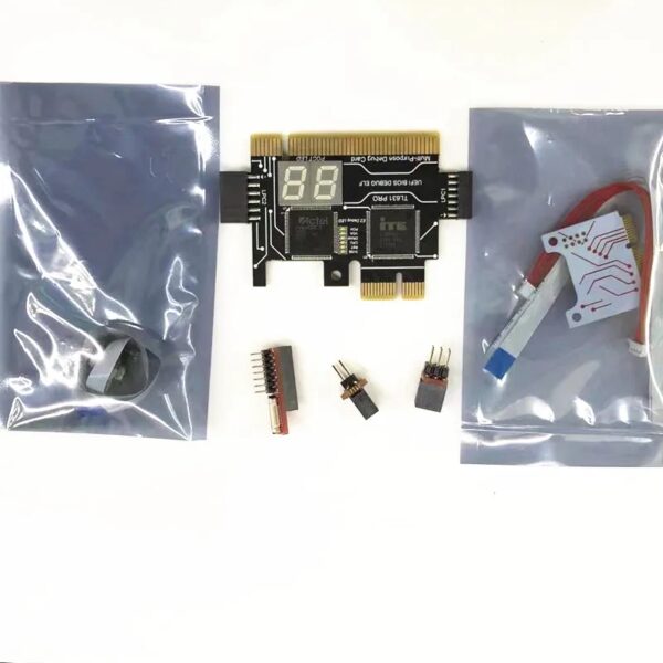 nieuwe alles in 1 TL631 Pro Analyzer LPC Debug Card PCI PCI-E Post Test Kit Moederbord Diagnostische Kaart debuggen COM DEBUG LPC test - AliExpress 7