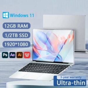 Nieuwe Laptop Windows 11 Intel N4000 180 ° Opvouwbare Slanke Laptop Gamer 12Gb Ram 512Gb 1Tb Ssd 1920*1080 Kantoor Studie Computer Pc - AliExpress 7