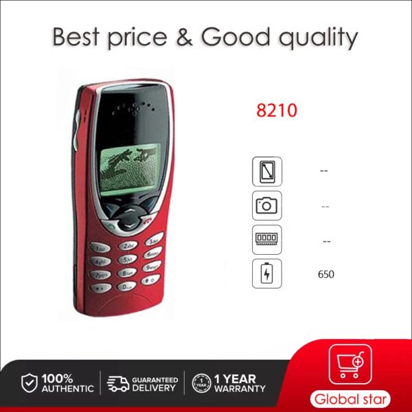 Originele Ontgrendelde 8210 Gsm 900 / 1800 Mobiele Telefoon Russische Arabische Hebreeuws Toetsenbord Gemaakt In Finland Gratis Verzending - AliExpress 509