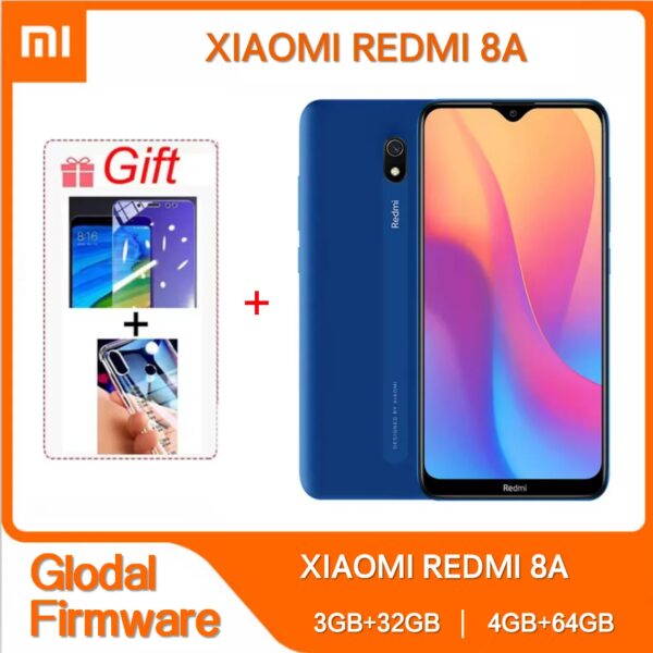 Originele Xiaomi Redmi 8A 4 GB 64 GB Mobiele Telefoon Batterij 5000 mAh Snapdragon 439 12MP Camera 4G Smartphone global rom - AliExpress 509