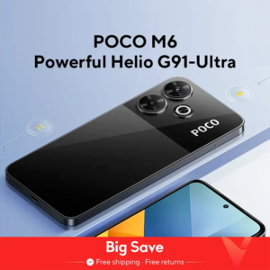 POCO M6 Global Version Smartphone 128GB / 256GB MediaTek Helio G91 Ultra 6,79'' 90Hz Display 33W Snel opladen 5030mAh 108MP NFC - AliExpress 509