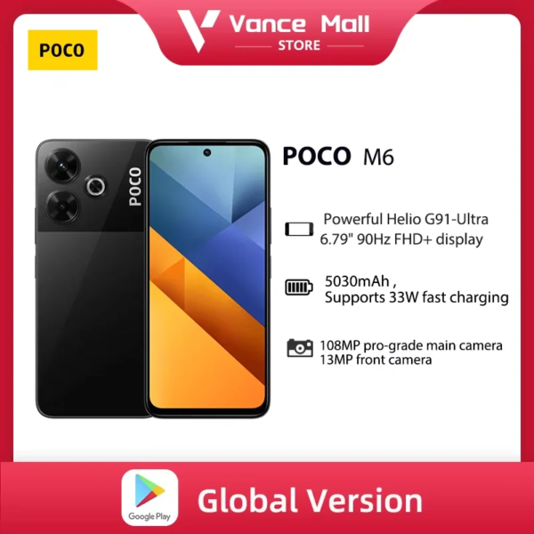 Poco M6 Smartphone Iva Incluidas Globale Versie 128Gb 256Gb Mediatek Helio G91-Ultra 33W Snel Opladen 5030Mah Battary Nfc - AliExpress 509