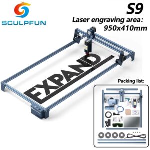 SCULPFUN 90W Effect S9 aser Graveermachine Ultradunne Laserstraal Vormgeven Technologie Acryl Graveur Snijmachine 410x950mm - AliExpress 7