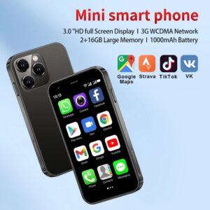 SERVO 15SE Kleine smartphone Dual SIM 3G WCDMA GPS WIFI Draagbaar 3,0-inch display Android 8.1-systeem TYPE-C Mini mobiele telefoon 2GB + 16GB - AliExpress 509
