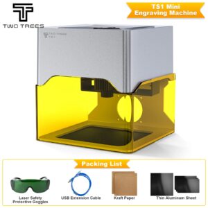 Twotrees TS1 Mini Lasergraveerder Machine 80x80mm graveergebied desktop lasergraveermachine ondersteuning offline graveren - AliExpress 7