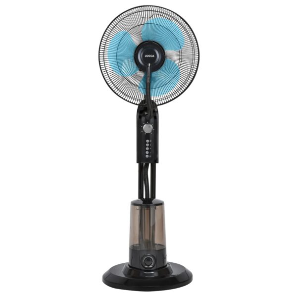 Ventilator Met Jocca Vernevelaar Met 3.2 Liter Tank, Timer, 3 Snelheden, Swing Mode, Ligkop En 75W Vermogen. Frisse Lucht Voor Binnen En Buiten. Ideaal Voor Zomerhitte. -...