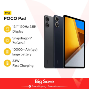 [Wereldpremière] POCO Pad 12,1 '' 120 Hz 2,5K display Leeuwebek 7s Gen 2 Octa-core processor 33 W 10000 mAh batterij Quad-luidsprekers - AliExpress 7