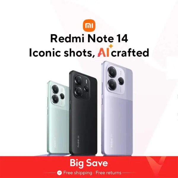 [World Premiere] Xiaomi Redmi Note 14 5G Global Version NFC Smartphone MTK Dimensity 7025-Ultra 108MP Camera 45W Turbo Charging - AliExpress 509