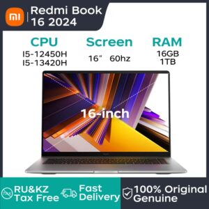 Xiaomi laptop RedmiBook 16 2024 Intel Core I5-12450H/13420H LPDDR5 Xiaomi Hyper 0S Connect 100W GaN oplader Computer Notebook PC - AliExpress 7