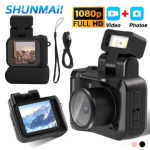 Y4000 Minicamera met scherm HD 1080p Draagbare videorecorder met flitslicht Batterijdock Retro Ultracompacte digitale camera - AliExpress 44