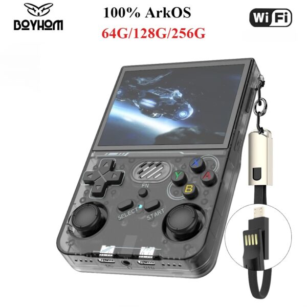 100% ArKOS R36XX Retro Handheld Game Console Linux Systeem 3,5 Inch IPS Scherm 64/128GB/256GB Game Player R36S bijgewerkte versie - AliExpress 44