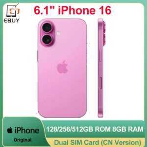 100% Original iPhone 16 Dual SIM 6.1