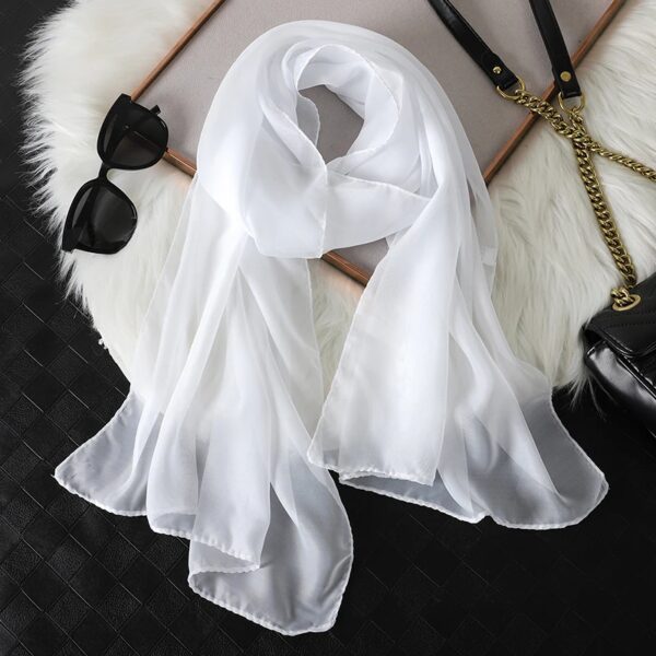 2023 Nieuwe Mode Zomer Vrouwen Soild Kleur Strand Sjaal Zijden Sjaals Hoofdband Vrouwelijke Hoofdband Wraps Zonnebrandcrème Hijab Groothandel - AliExpress 200000297