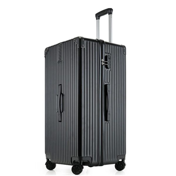 26/40/50/60 inch Grote Capaciteit Koffer Verdikte Bagagedrager Cipher Grote Maat Trolley Aluminium frame Rits - AliExpress 1524