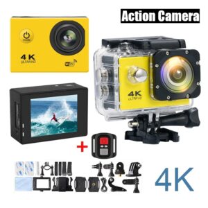 Actiecamera 4K WiFi 2,0-inch scherm Waterdicht 170D Onderwatersportvideocamera's voor motorhelm Outdoor Sport Cam - AliExpress 44