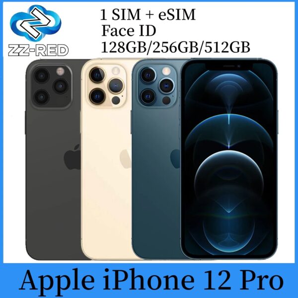 Apple iPhone 12 Pro มือสองแท้ ความจุ 128GB 256GB 512GB หน้าจอ OLED 6.1 นิ้ว RAM 6GB ชิป A14 Bionic ระบบปฏิบัติการ IOS Face ID NFC ปลดล็อคแล้ว รองรับ 5G - AliExpress 509